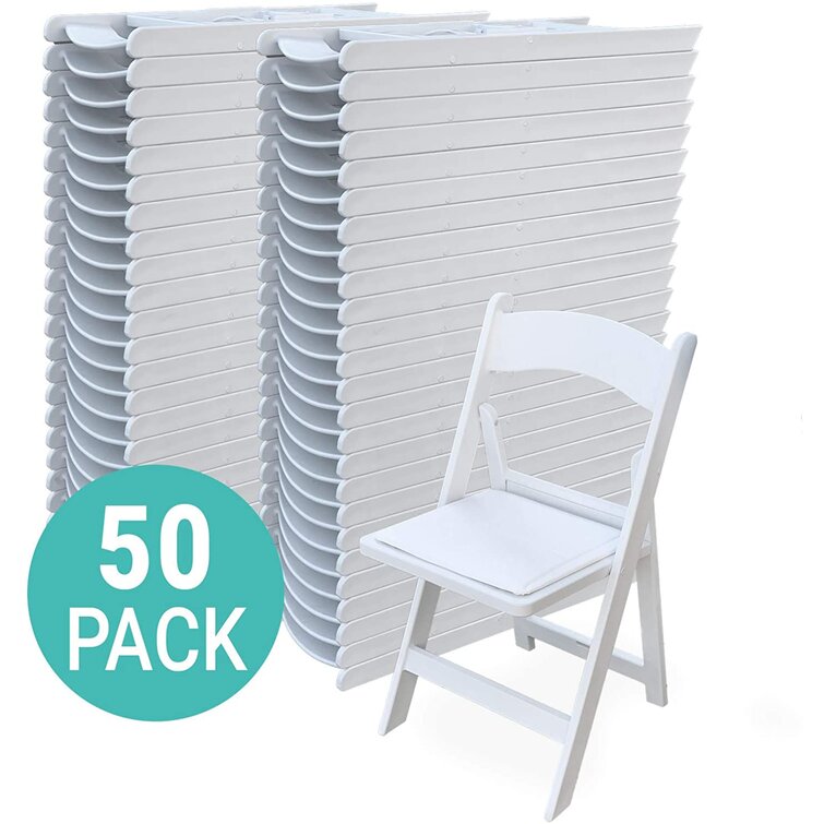 White garden folding chairs hot sale